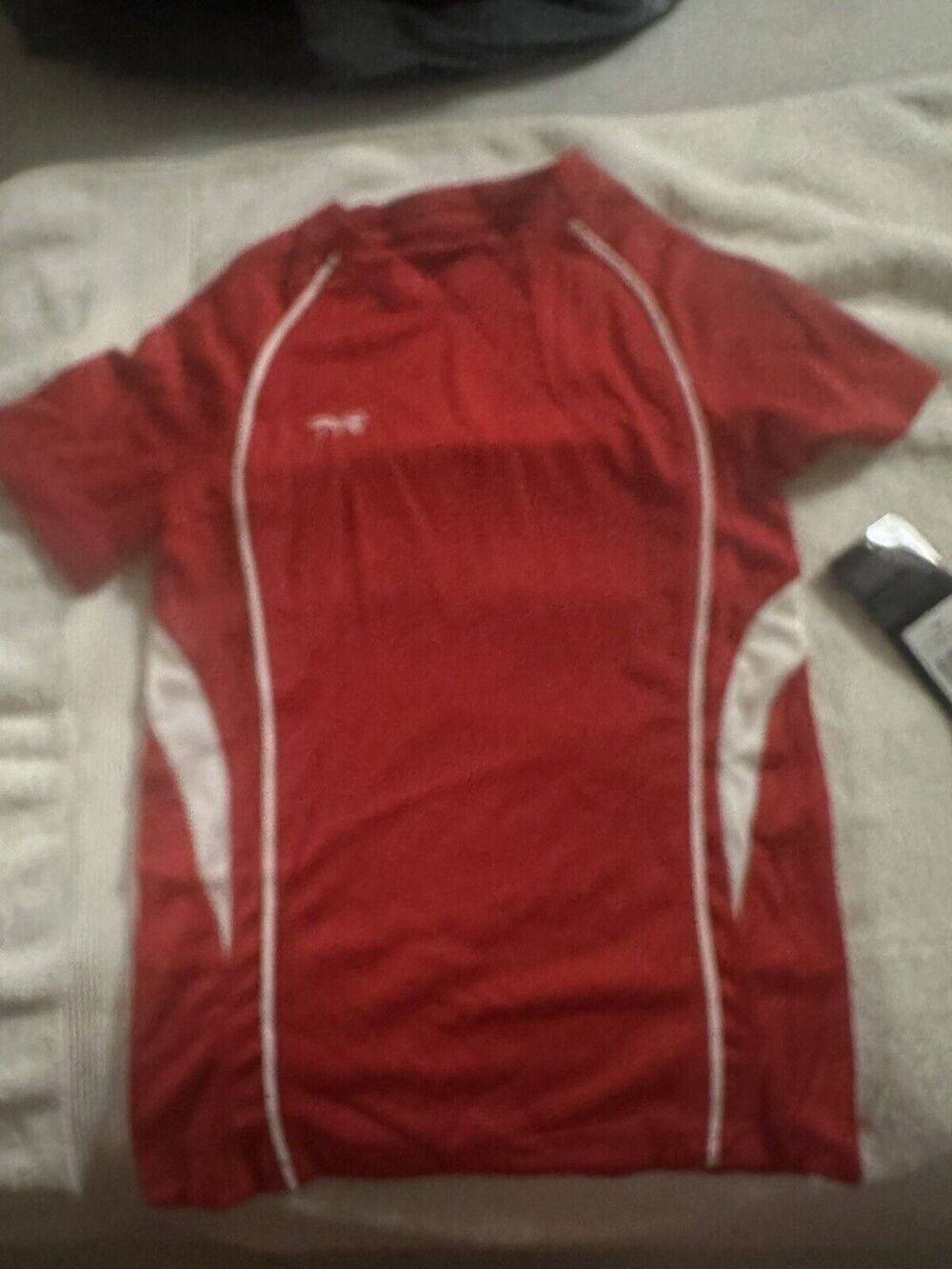 TYR Female Tech Polo -Red. Size XXS